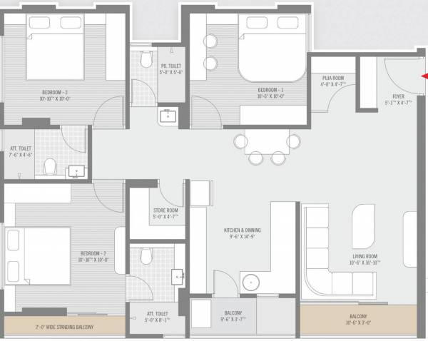 floorPlan of Madhuvan The Status