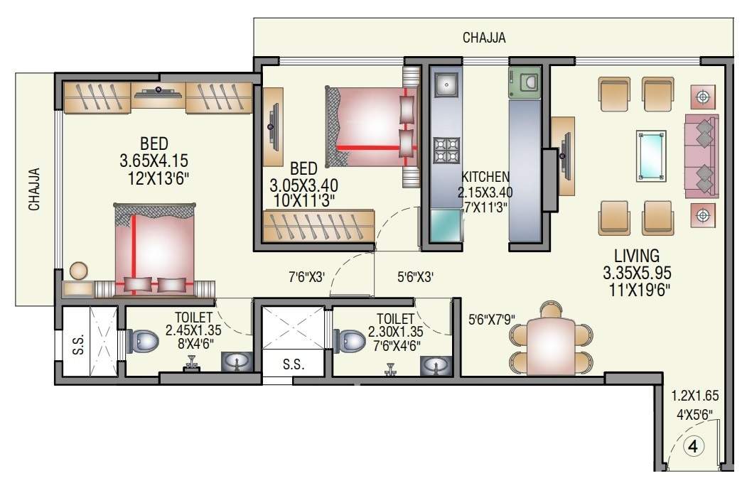  garden view Floor Plan Floor Plan