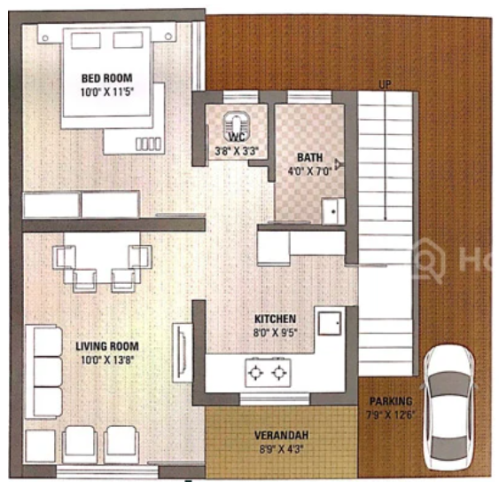  greens Floor Plan Ground Floor Plan