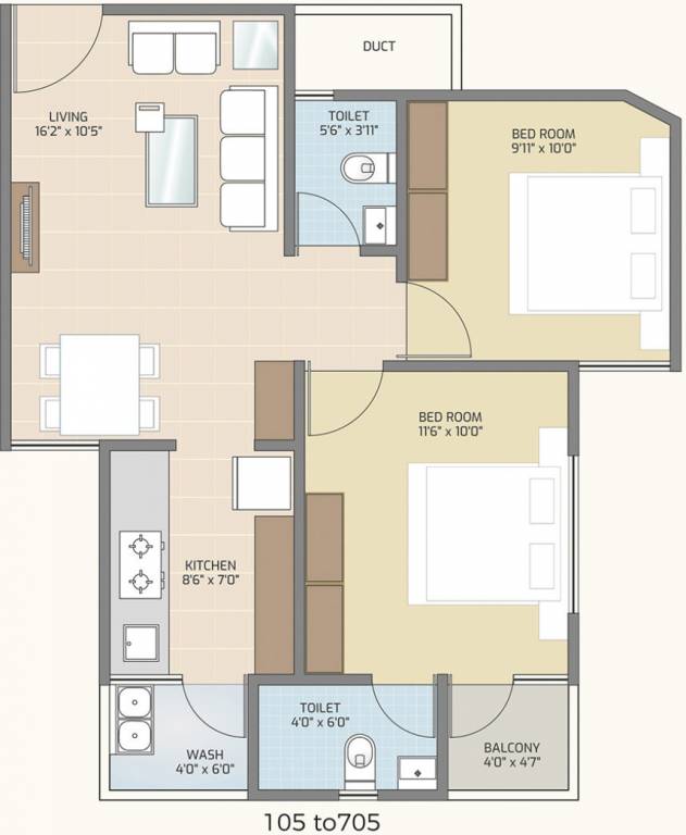 Uma Shlok Avenue (2BHK+2T (531.52 sq ft) 531.52 sq ft) Uma Shlok Avenue (2BHK+2T (531.52 sq ft) 531.52 sq ft)
