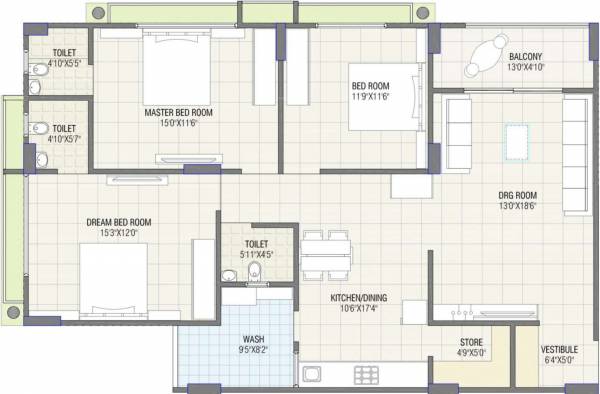 floorPlan of Vinayak Vikas 84