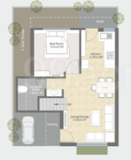  parkplush Floor Plan Ground Floor Plan