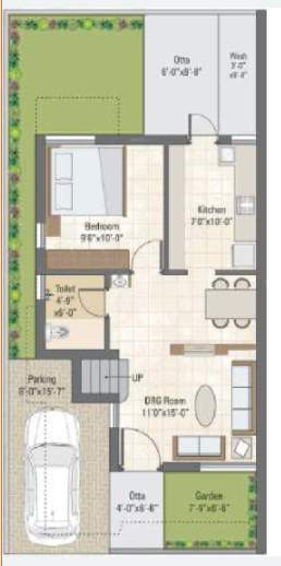  sanskruti residency Floor Plan Ground Floor Plan
