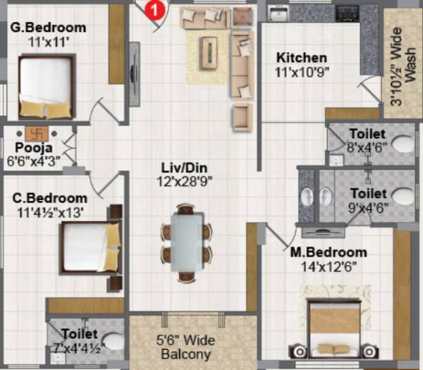  abhishekam Floor Plan Floor Plan