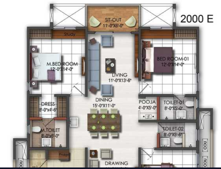 Floor Plan rainbow vista at rock garden q block Floor Plan Floor Plan