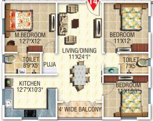 Floor Plan paradise-apartment Floor Plan Floor Plan