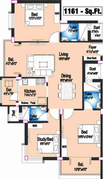 floorPlan of DABC Euphorbia Phase V
