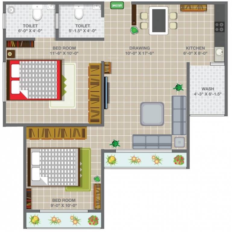 Floor Plan hariom crystal Floor Plan Floor Plan