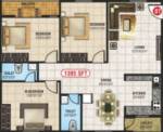 floorPlan of Brindavanam