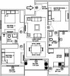 floorPlan of Poorvi Champions Height