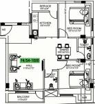 floorPlan of Double T Pranavam