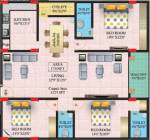 floorPlan of Gruhashilpis Saptapadi Phase 1
