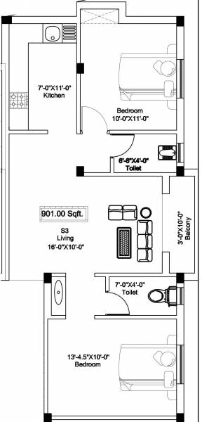 floorPlan of Si Swastika