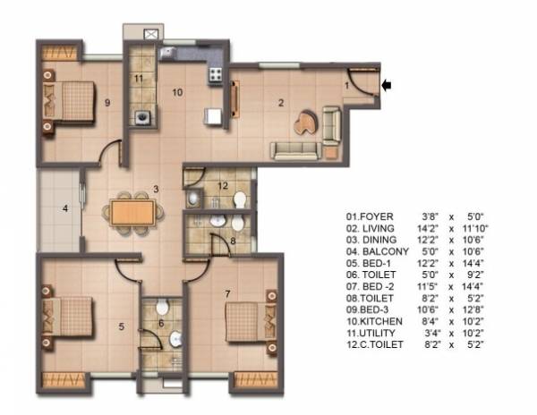  antareeksh Floor Plan Floor Plan