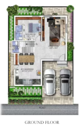  serene-county Floor Plan Ground Floor Plan