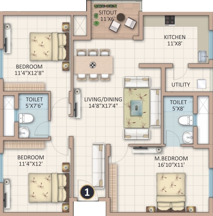  skanda lake front Floor Plan Floor Plan