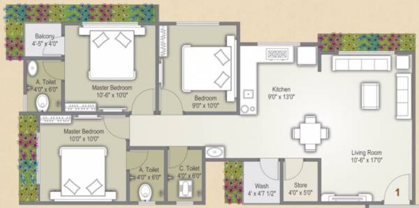 floorPlan of Shiv Paradise