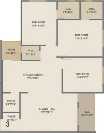 Pavilion Pavilion Heights (3BHK+3T (885.22 sq ft) 885.22 sq ft) Pavilion Pavilion Heights (3BHK+3T (885.22 sq ft) 885.22 sq ft)