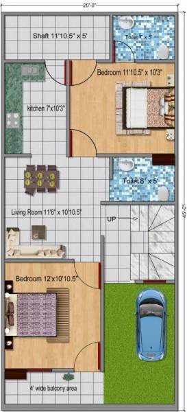 floorPlan of Mehak Eco City Villas