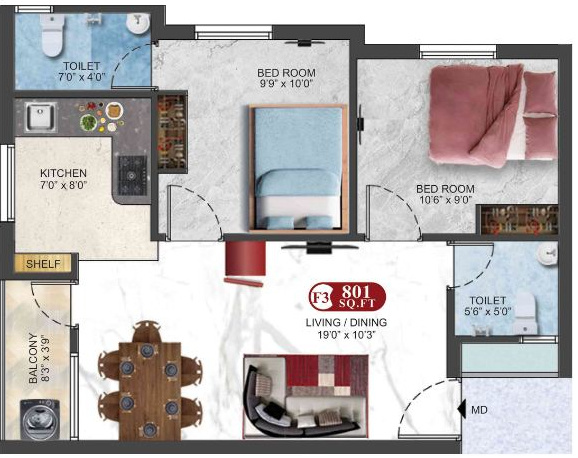 floorPlan of DAC Lakshmi Ram
