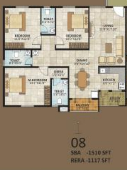  subha samruddhi Floor Plan Floor Plan
