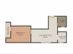 floorPlan of Hightech Developers Pvt Ltd Saj Apartment