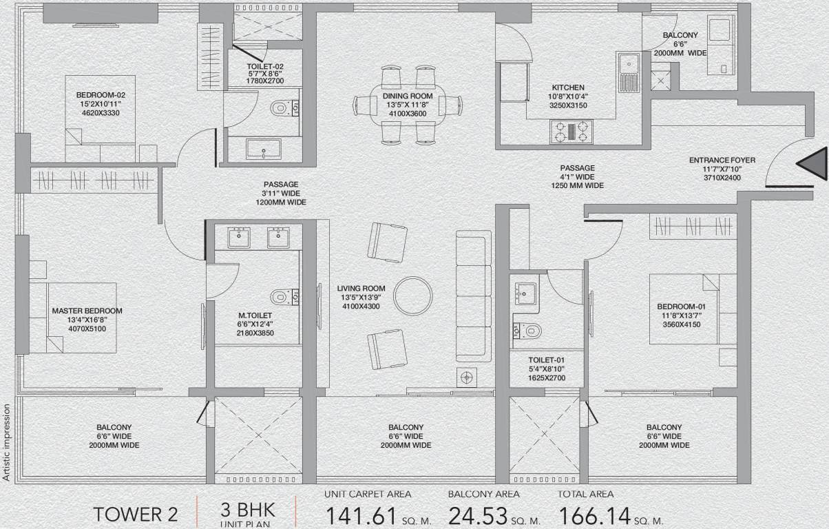 Godrej South Estate (3BHK+3T (1,788.32 sq ft) 1788.32 sq ft) Godrej South Estate (3BHK+3T (1,788.32 sq ft) 1788.32 sq ft)