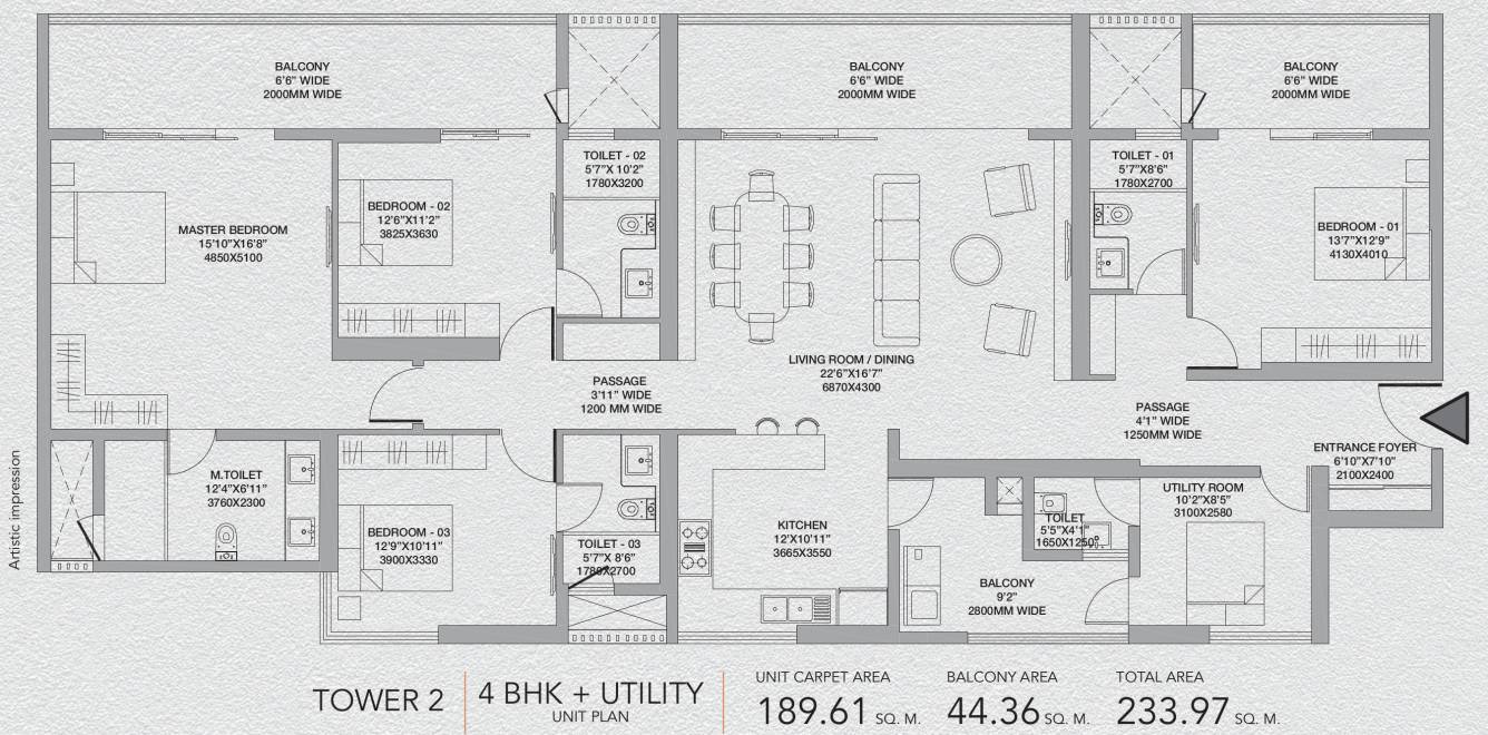 Godrej South Estate (4BHK+4T (2,518.43 sq ft) 2518.43 sq ft) Godrej South Estate (4BHK+4T (2,518.43 sq ft) 2518.43 sq ft)