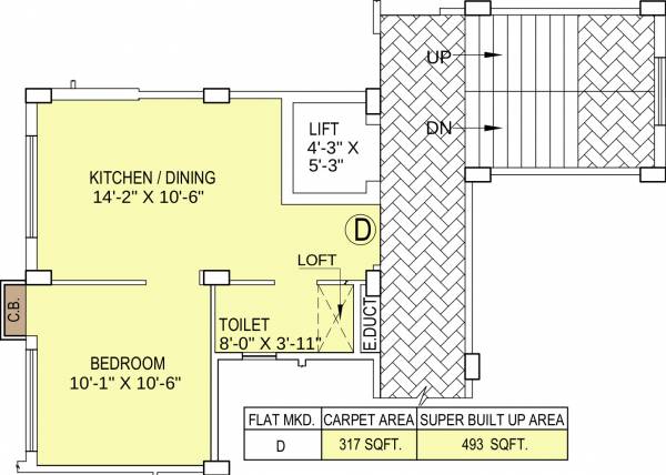 floorPlan of Radical Nirmans Pelican Residency