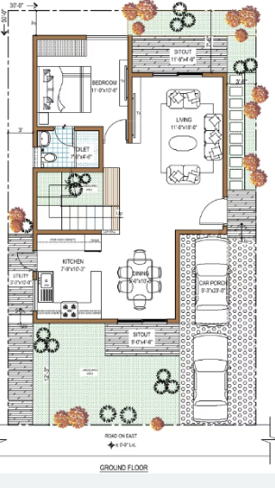  green-blossom Floor Plan Ground Floor Plan