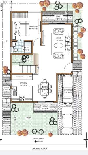  green blossom Floor Plan Ground Floor Plan