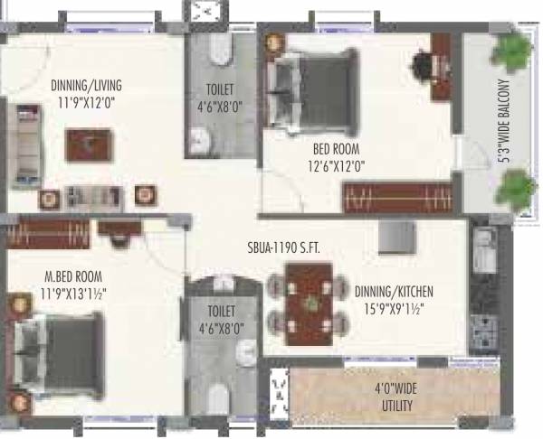  gardenia Floor Plan Floor Plan