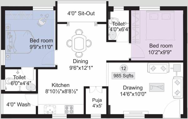  heights-three Floor Plan Floor Plan