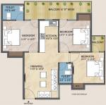 floorPlan of Adore Happy Homes Pride