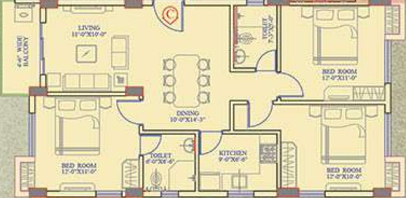  the sky garden Floor Plan Floor Plan