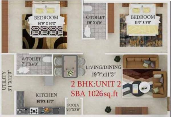 floorPlan of Suvedha Elegant