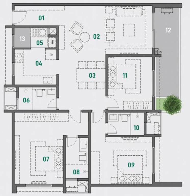 Spectra Raaya (3BHK+3T (1,720 sq ft) 1720 sq ft) Spectra Raaya (3BHK+3T (1,720 sq ft) 1720 sq ft)