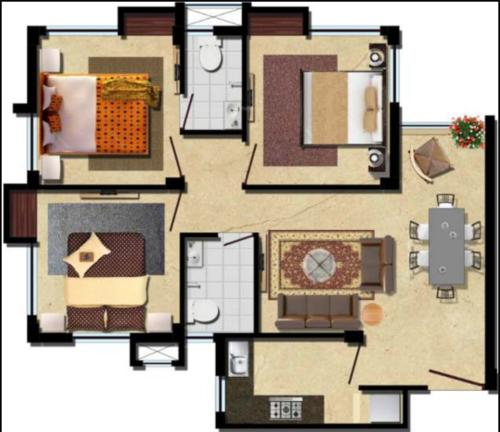  ruposi-bangla-phase-i Floor Plan Floor Plan