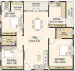 floorPlan of Sardar Nest Sapphire And Square