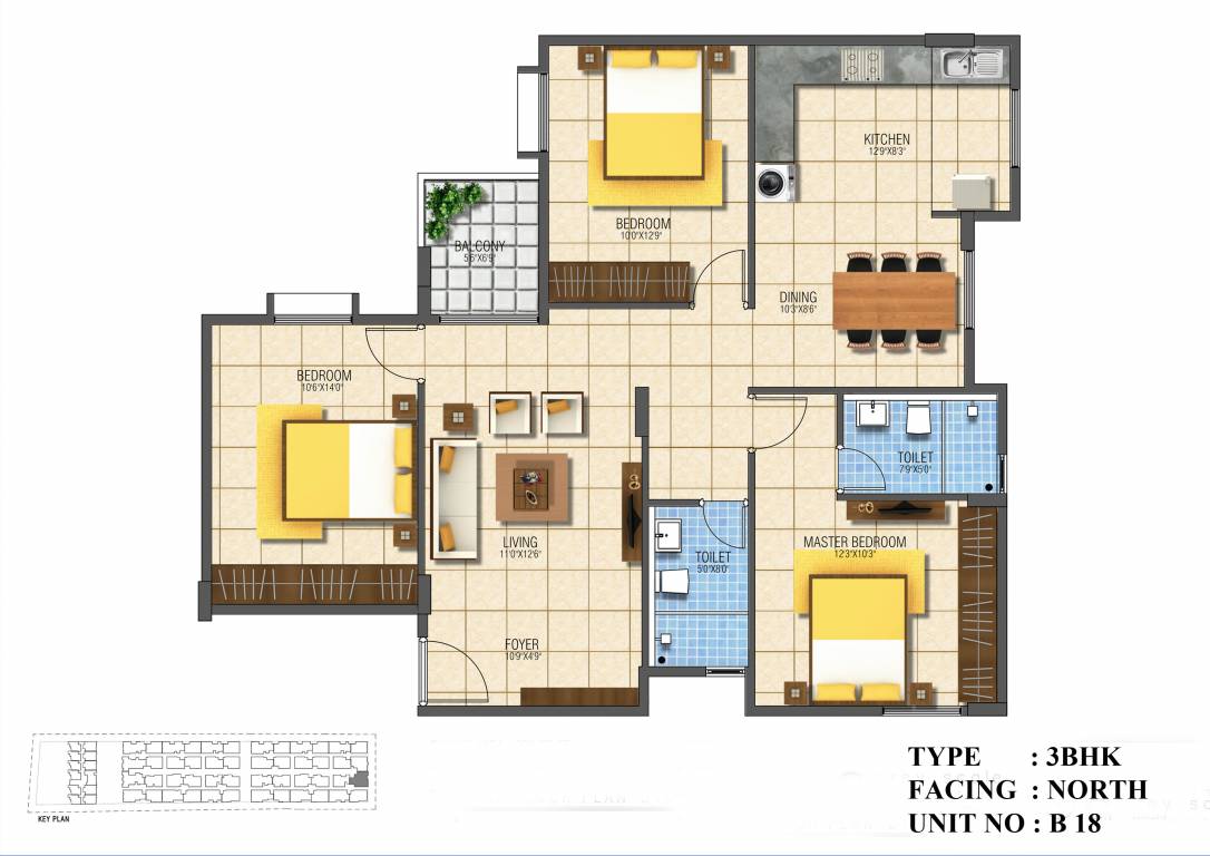 GRC Subhiksha (3BHK+2T (1,355 sq ft) 1355 sq ft) GRC Subhiksha (3BHK+2T (1,355 sq ft) 1355 sq ft)