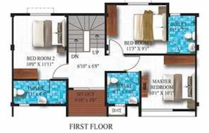  humming gardens Floor Plan First Floor Plan