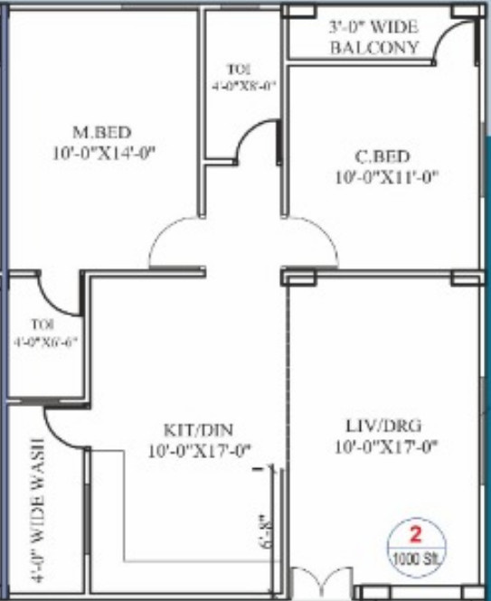  heights two tower ii Floor Plan Floor Plan