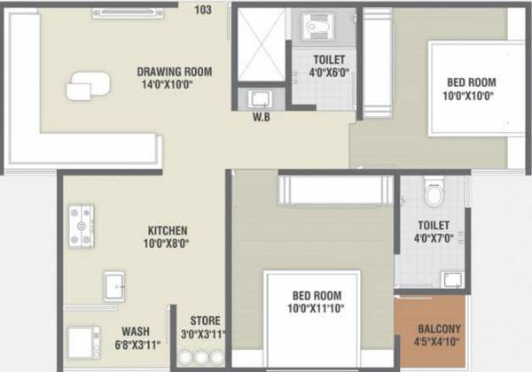 floorPlan of Panth Heaven Sky