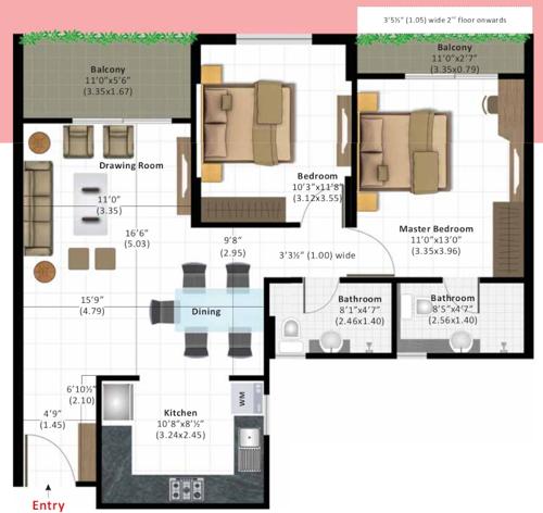  daksh-phase-i-and-ews-lig-block Floor Plan Floor Plan