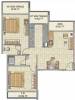 Mahaavir Universal Heritage Floor Plan (2BHK+2T)