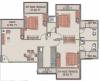 Mahaavir Universal Heritage Floor Plan (3BHK+3T)