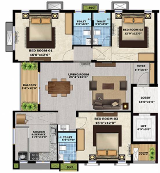 floorPlan of Lifestyle Excellenza