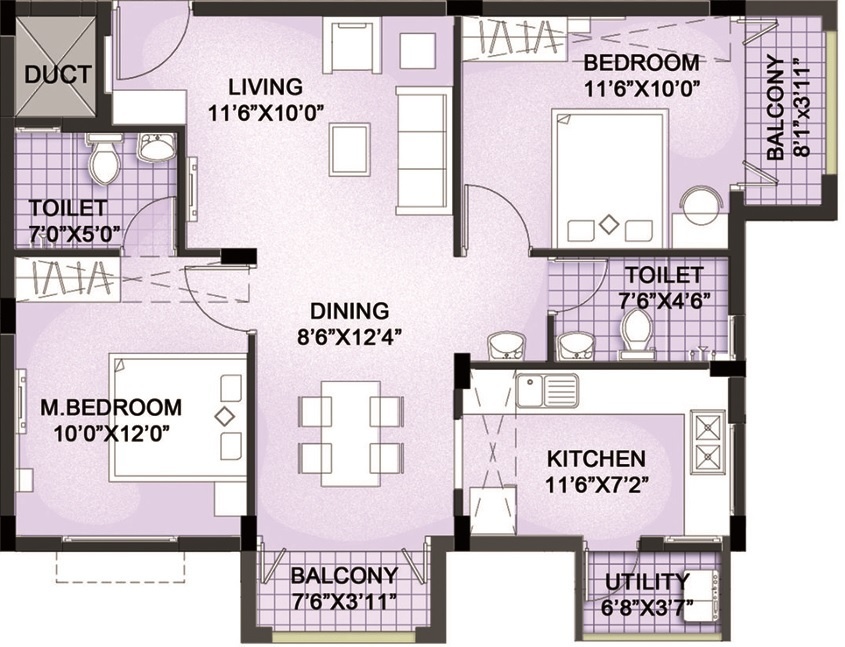 LML Prakriti (2BHK+2T (1,038 sq ft) 1038 sq ft) LML Prakriti (2BHK+2T (1,038 sq ft) 1038 sq ft)