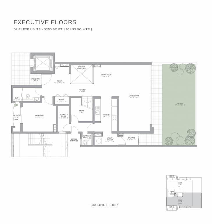 primanti uberluxe Floor Plan Ground Floor Plan