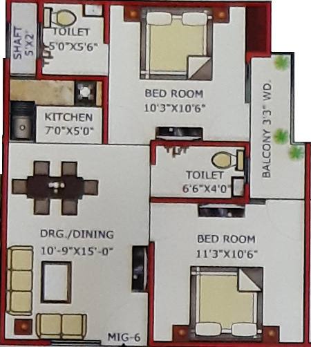 floorPlan of Neelkanth Dream Home